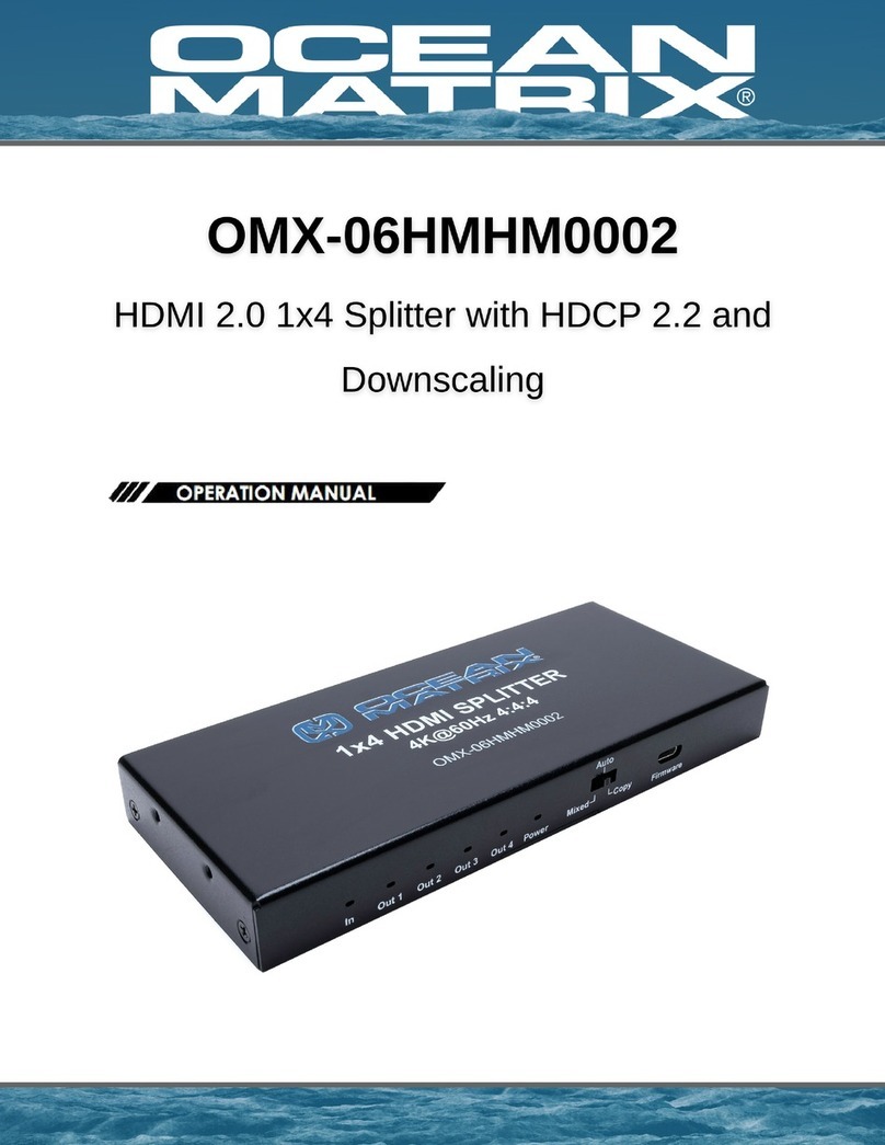 Ocean Matrix OMX-06HMHM0002 User manual