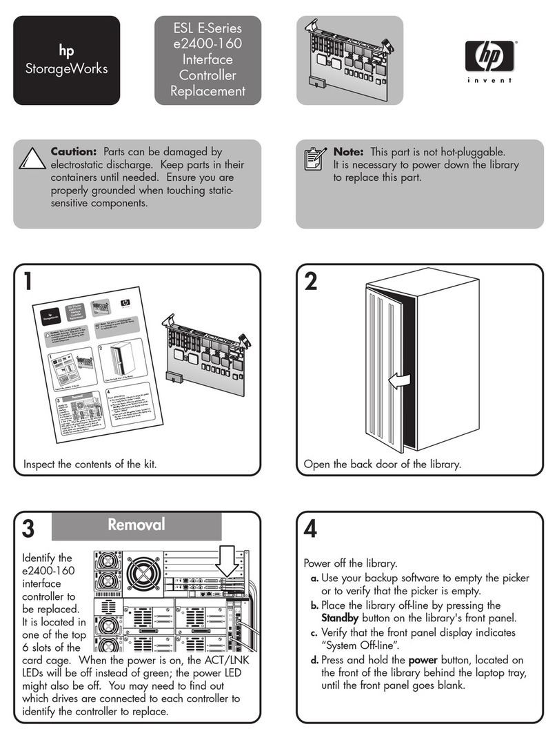 HP StorageWorks ESL E Series User manual HP StorageWorks ESL E Series User manual