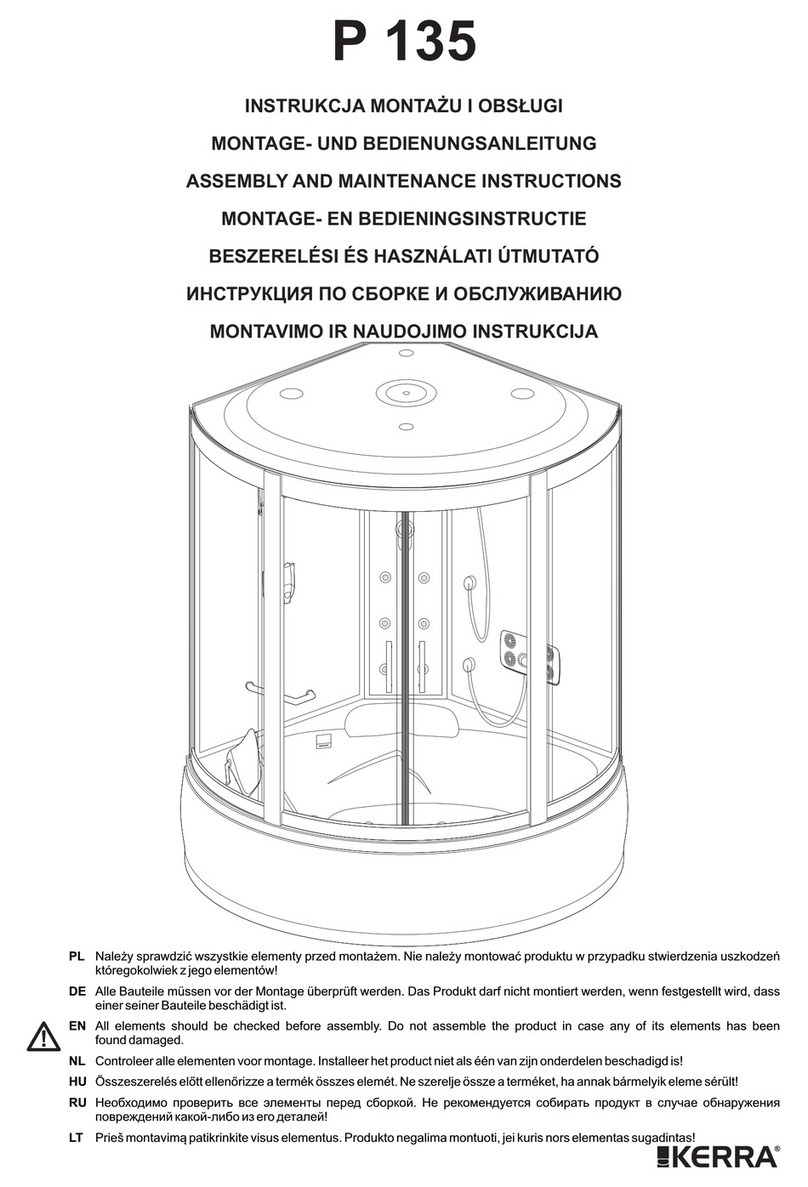 KERRA P 135 Assembly and maintenance instructions