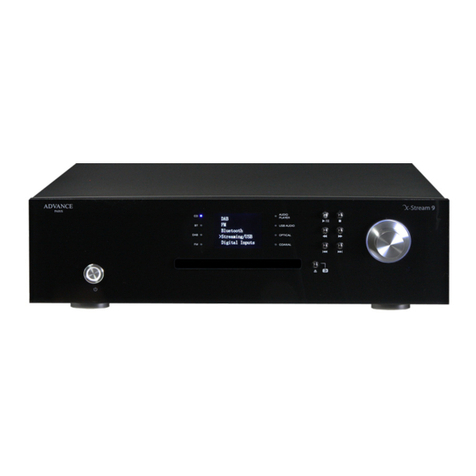 Advance Paris X-Stream 9 quick start