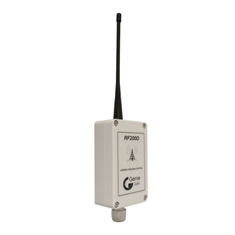 Genie RF200D user manual