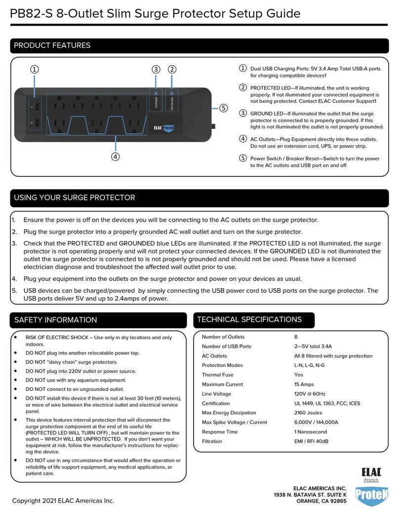 ELAC PB82-S User manual