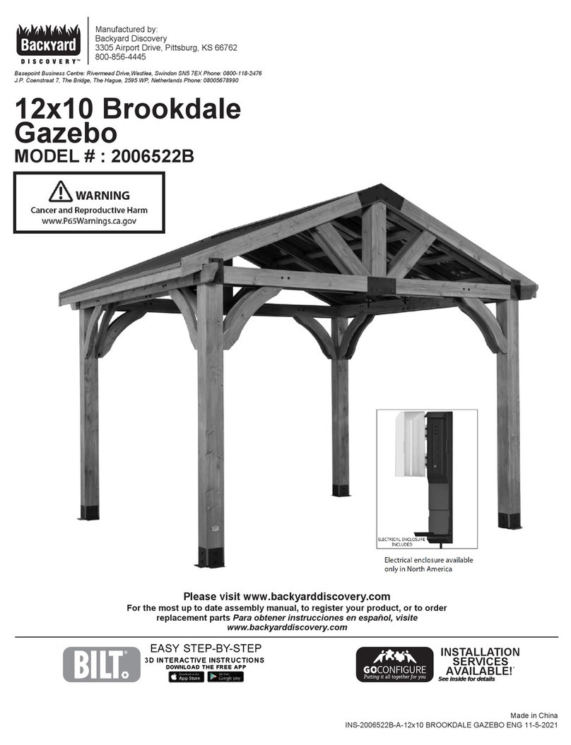 Backyard Brookdale 2006522B Assembly instructions Backyard Brookdale 2006522B Assembly instructions