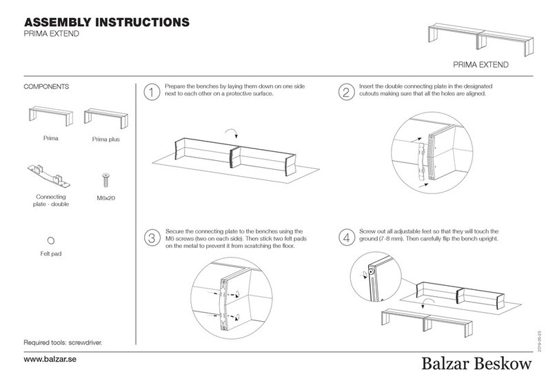 Balzar Beskow PRIMA EXTEND Assembly instructions