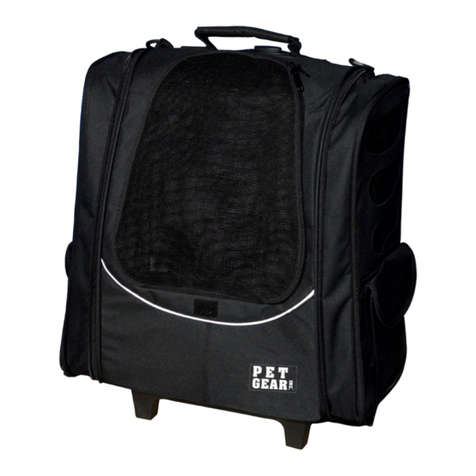 Pet Gear ON-THE-GO Pet I-GO2 ESCORT instruction manual