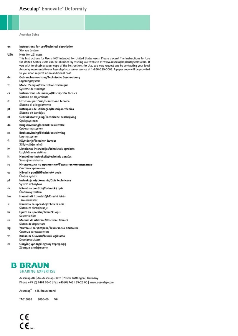 B. Braun Aesculap Ennovate Deformity Manual