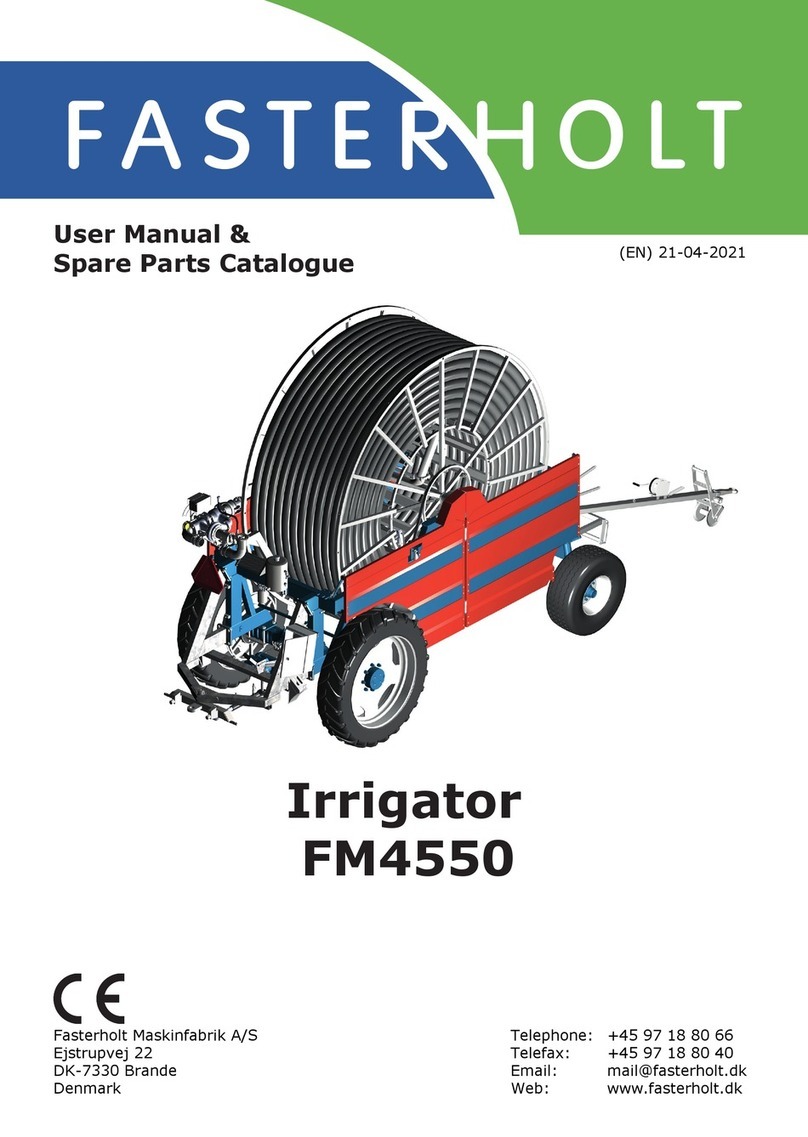 FASTERHOLT FM4550 User Manual and Spare Parts Catalogue