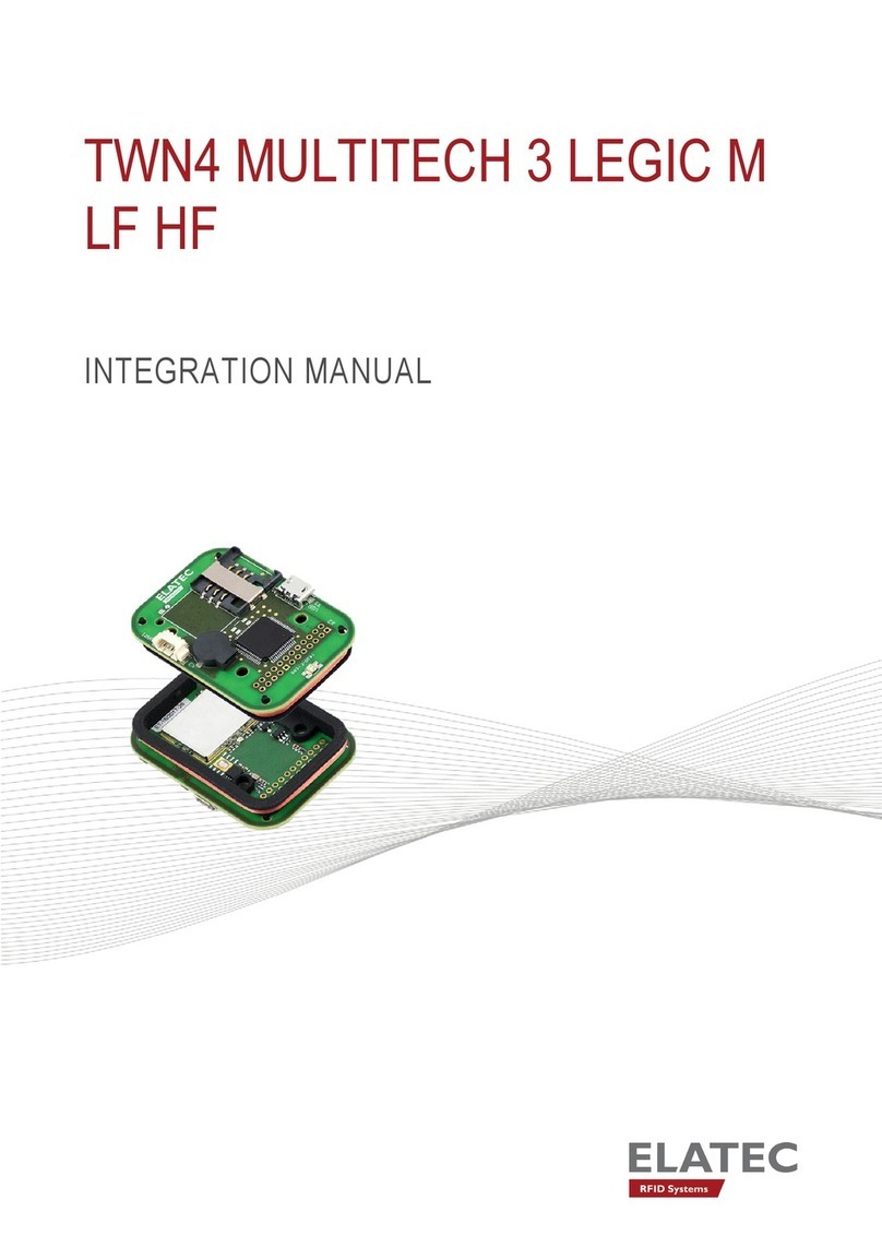 Elatec TWN4 MULTITECH 3 LEGIC M LF HF Integration manual