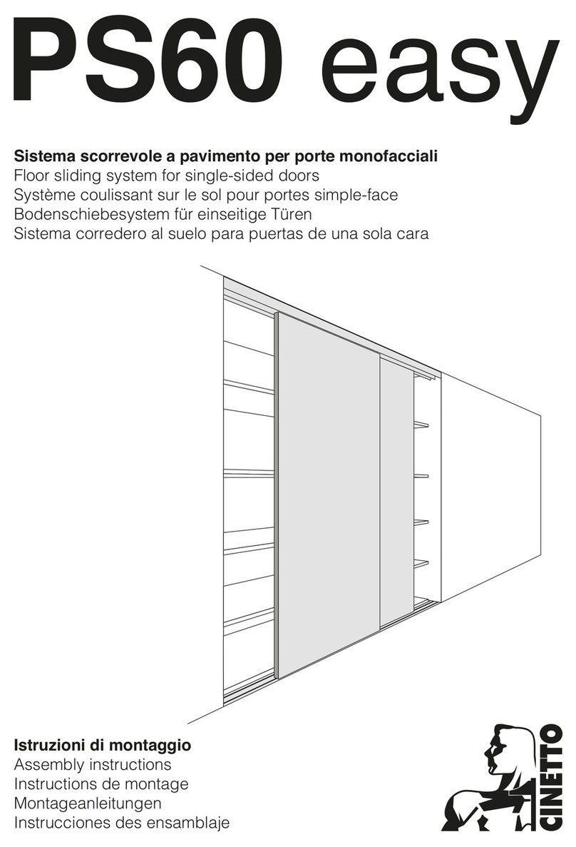 cinetto PS60 Easy Assembly instructions