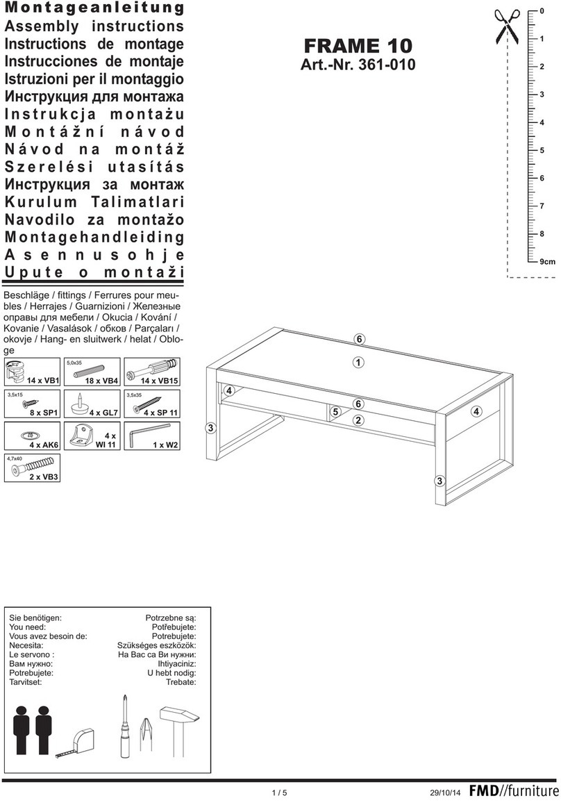 FMD Furniture FRAME 10 Assembly instructions