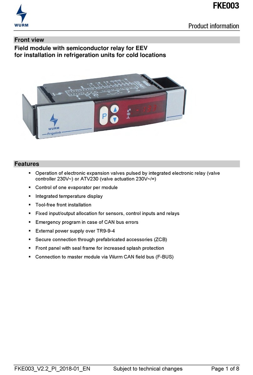 WURM FKE003 User manual