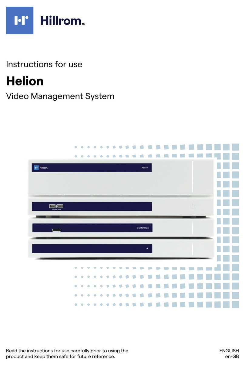 Hillrom Helion Main Unit R Instructions for use