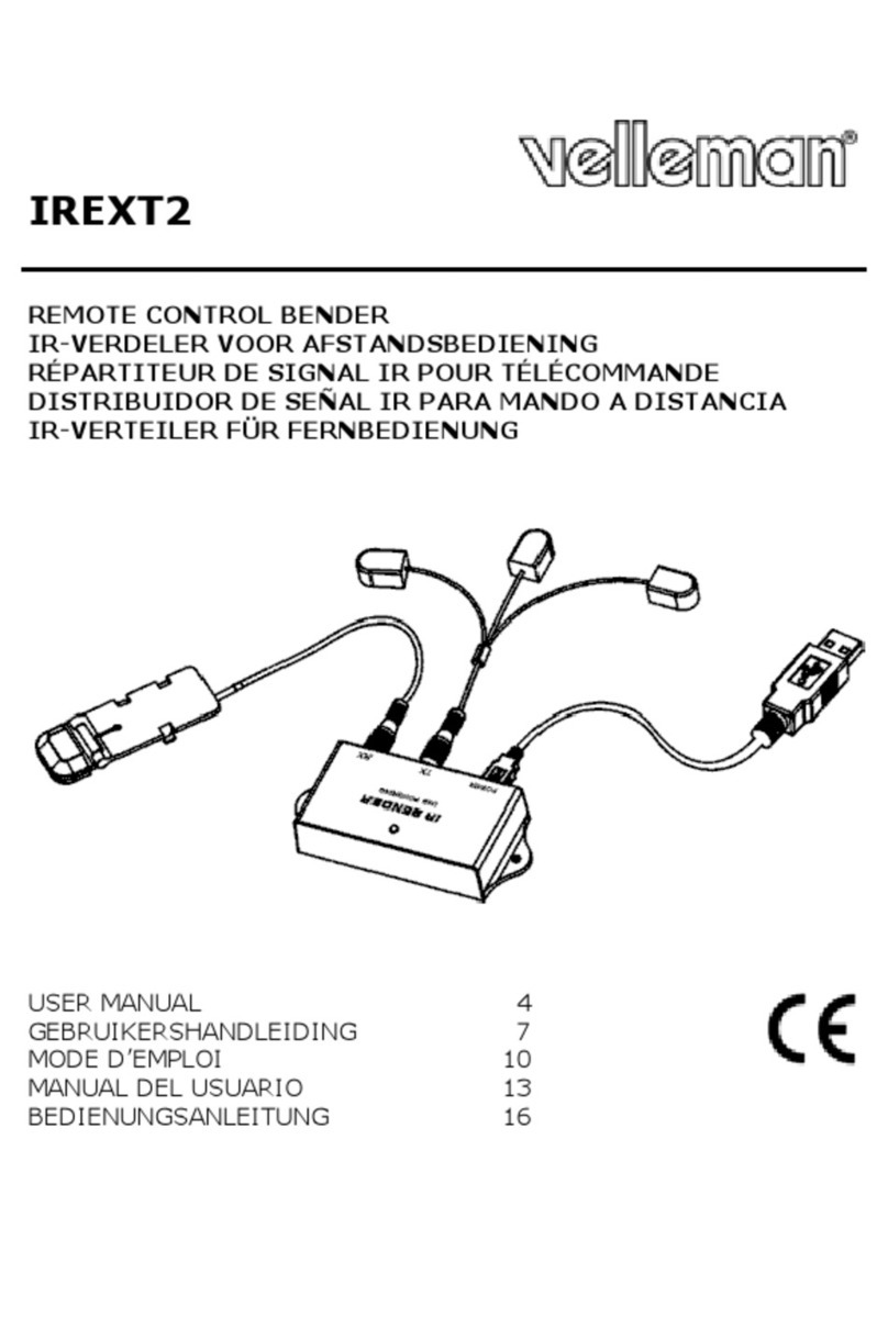 Velleman IREXT2 user manual
