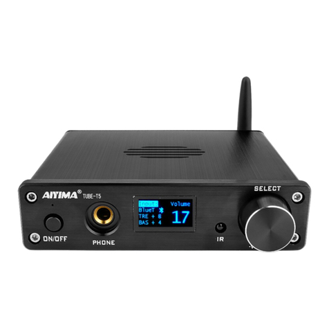 Aiyima TUBE-T5 Installation and operation manual