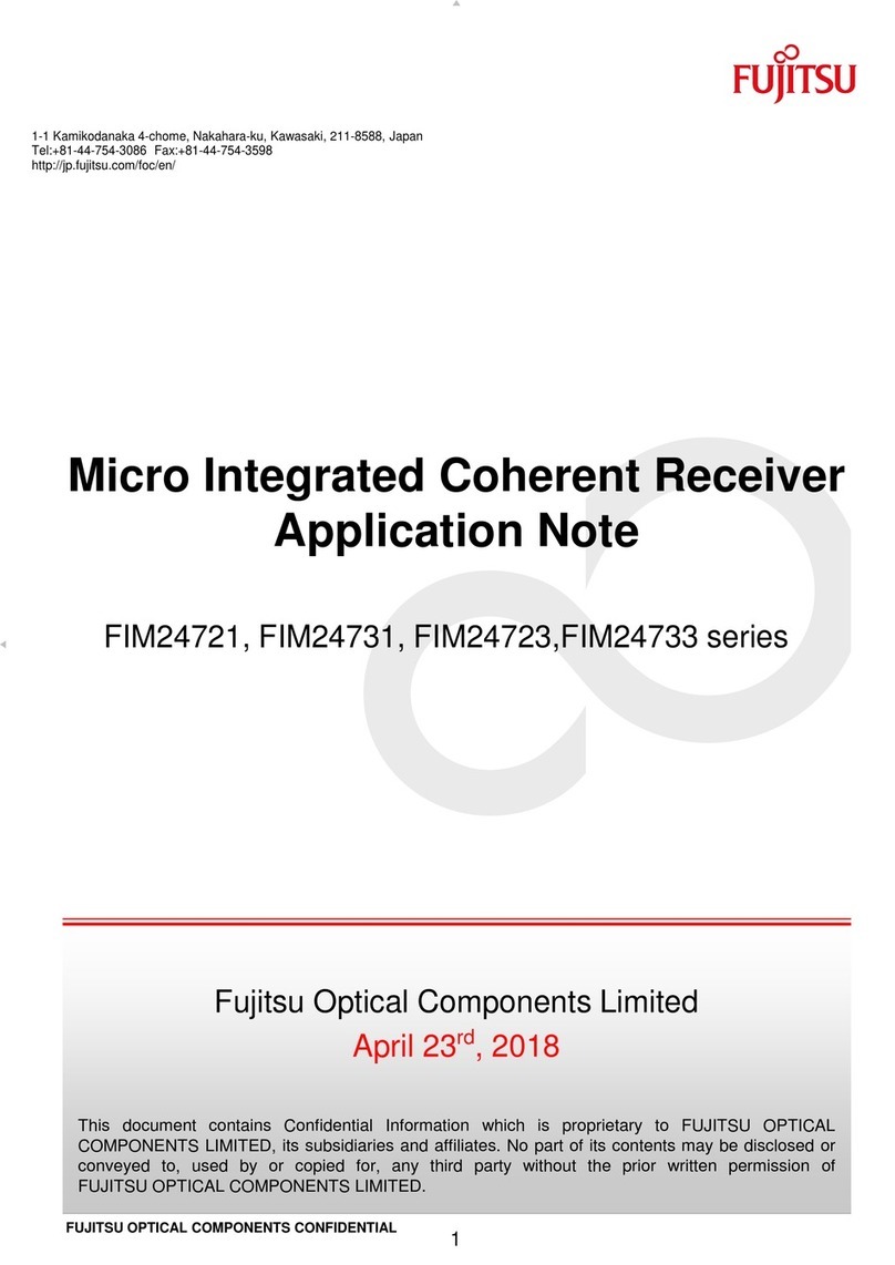 Fujitsu FIM24721 Series Application note