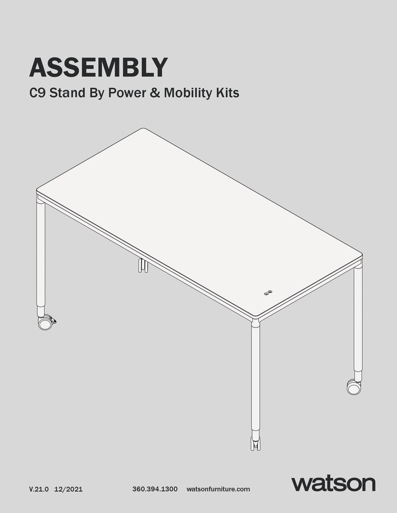 WATSON C9 Height Adjustable Desk User manual