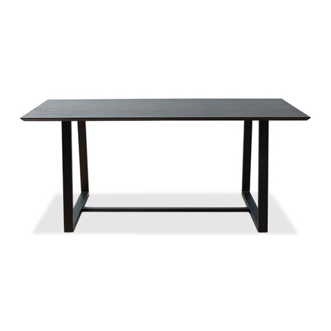 Mocka Zander Dining Table Assembly instructions