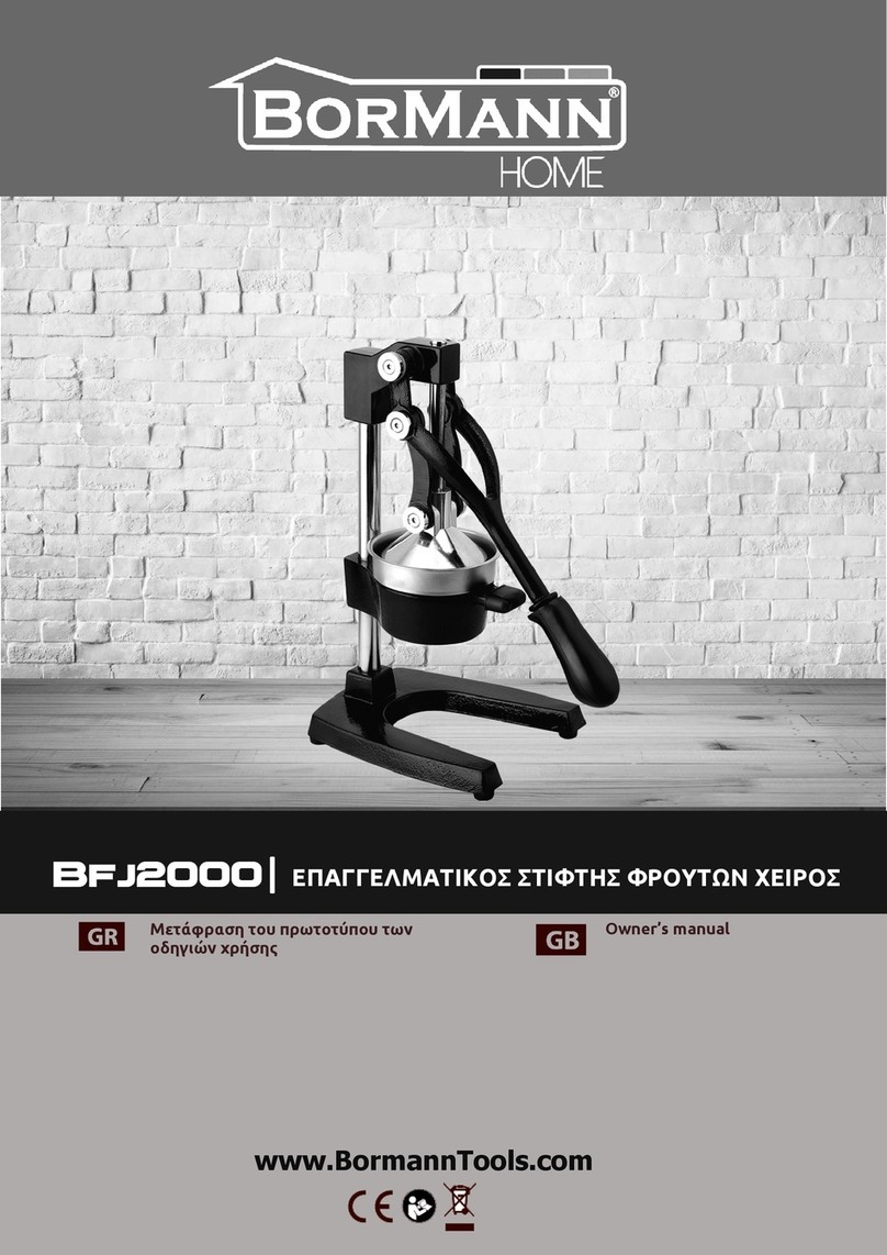 BorMann BFJ2000 owner's manual