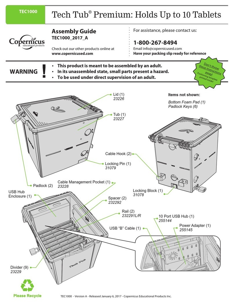 Copernicus Tech Tub Premium Assembly guide