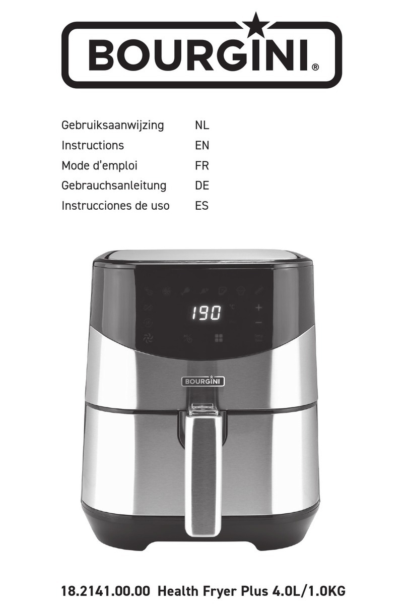 Bourgini Health Fryer Plus instructions