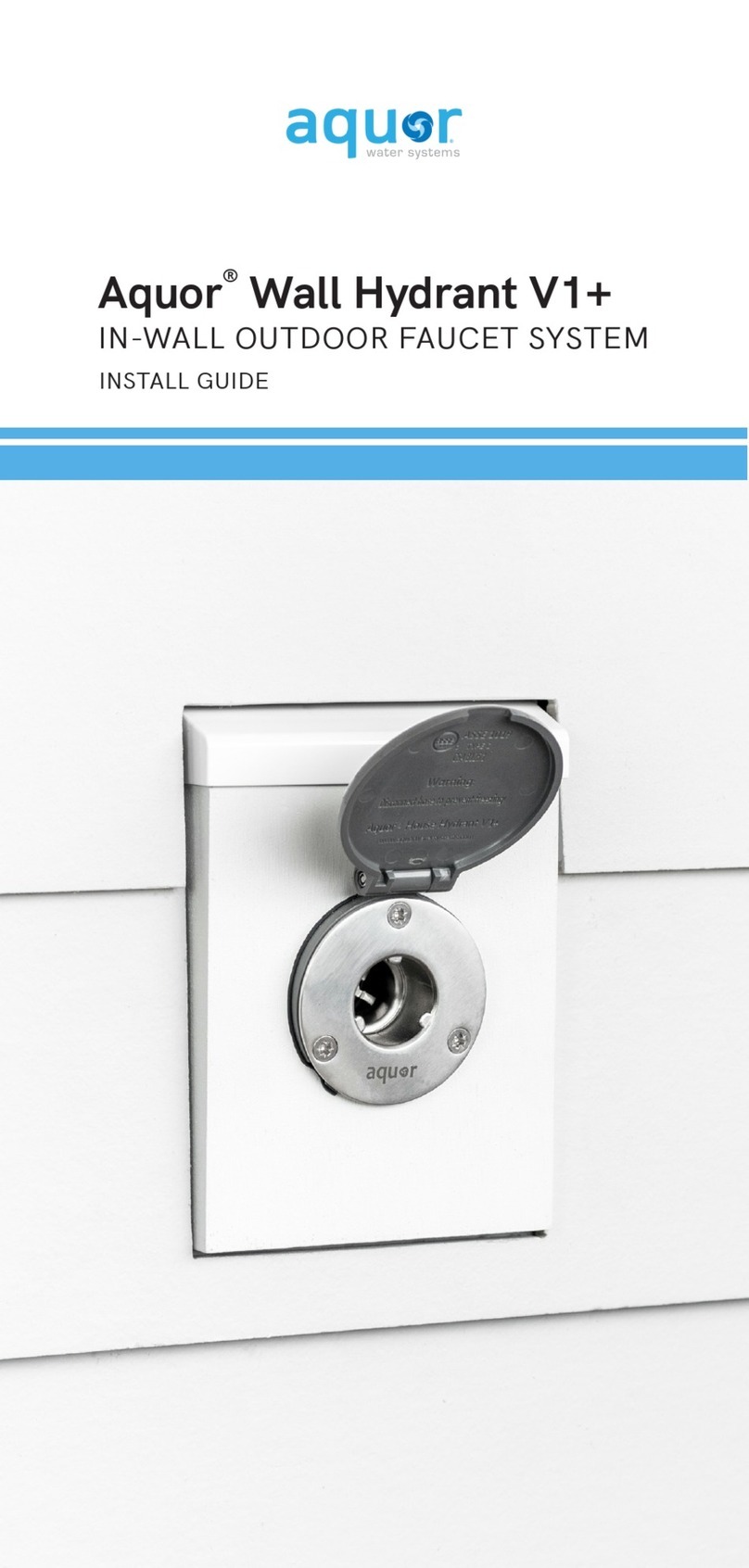 AQUOR Wall Hydrant V1+ install guide