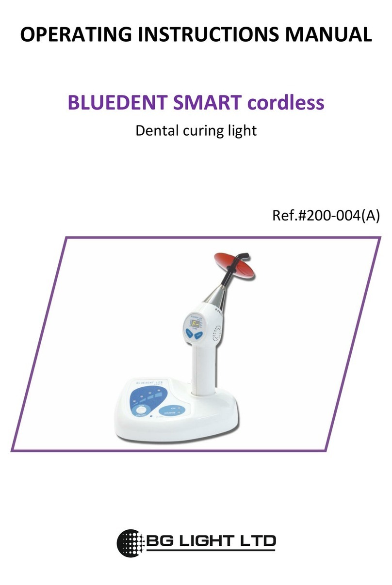 BG Light BLUEDENT SMART cordless Instruction Manual