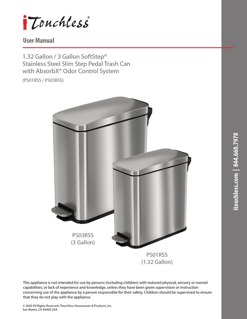 Itouchless PS01RSS user manual