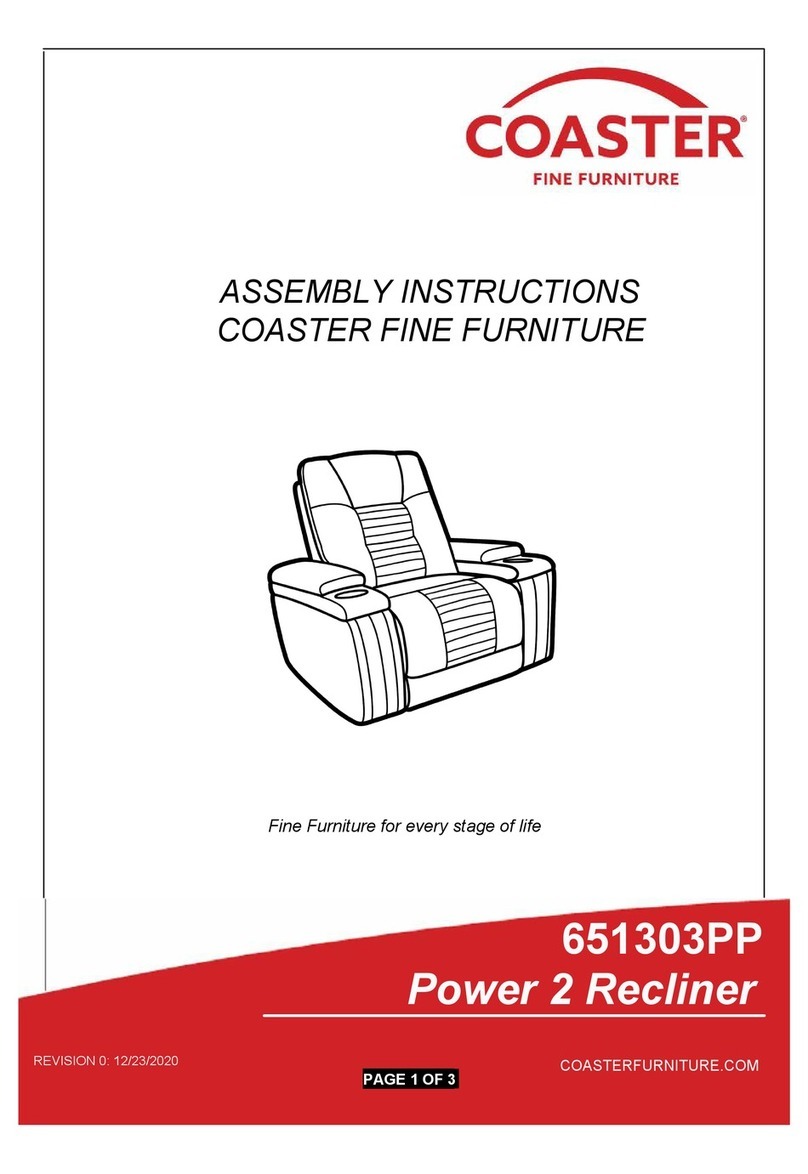 Coaster 651303PP User manual
