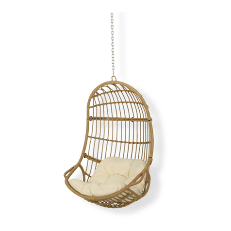 Noble House Home Furnishings Hanging Chair Assembly instructions