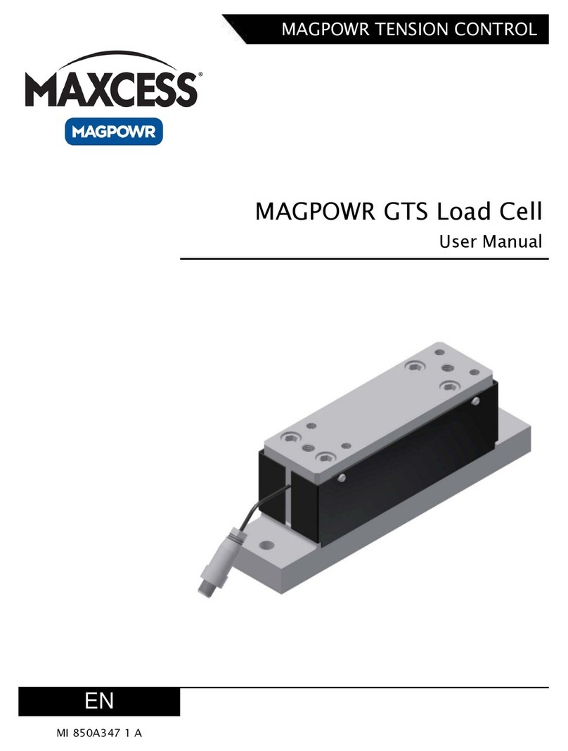 Maxcess MAGPOWR GTS Load Cell User manual