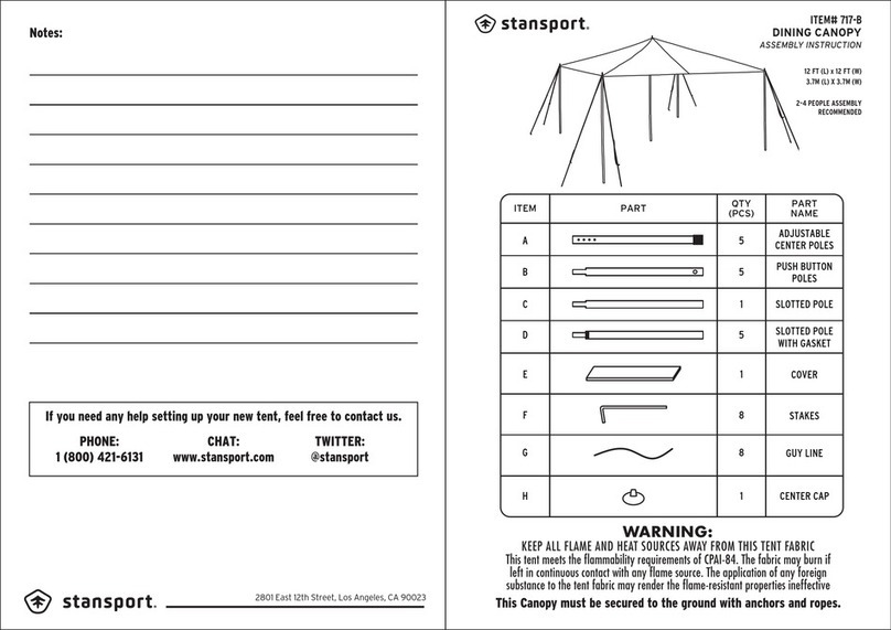 Stansport 717-B Assembly instruction