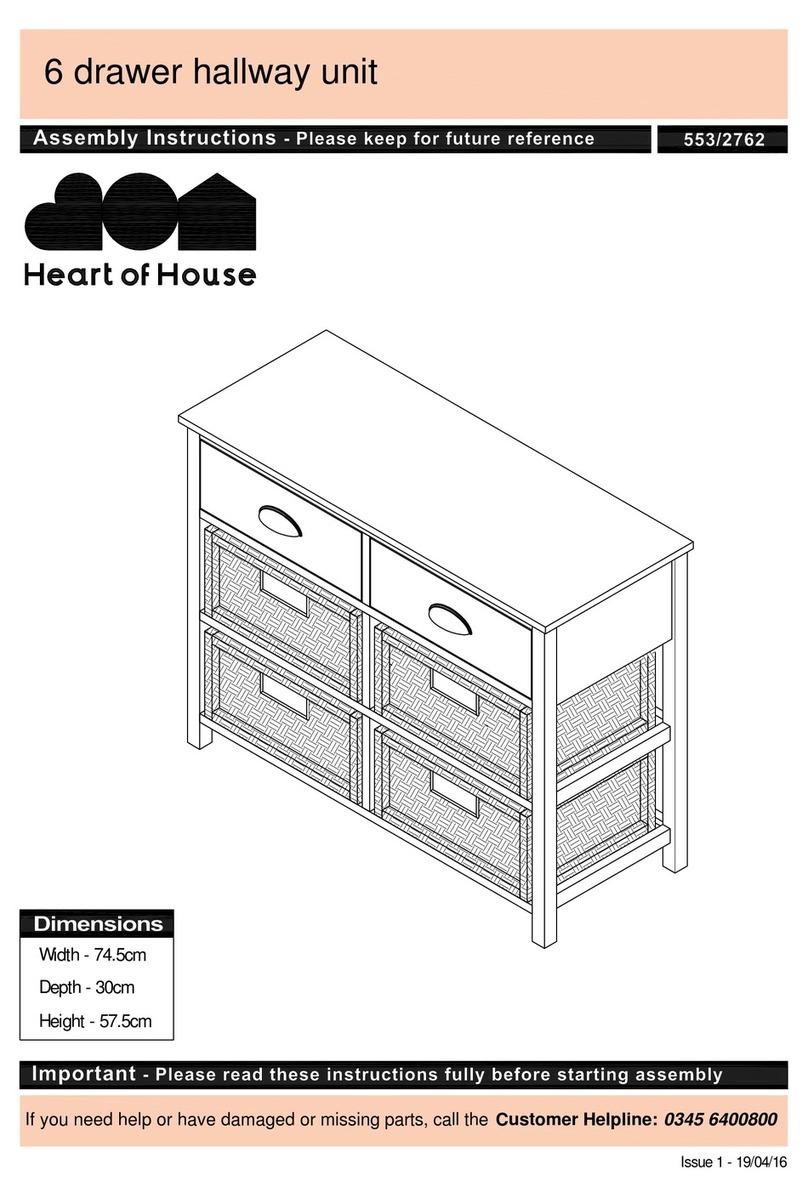 Heart of House 553/2762 Assembly instructions