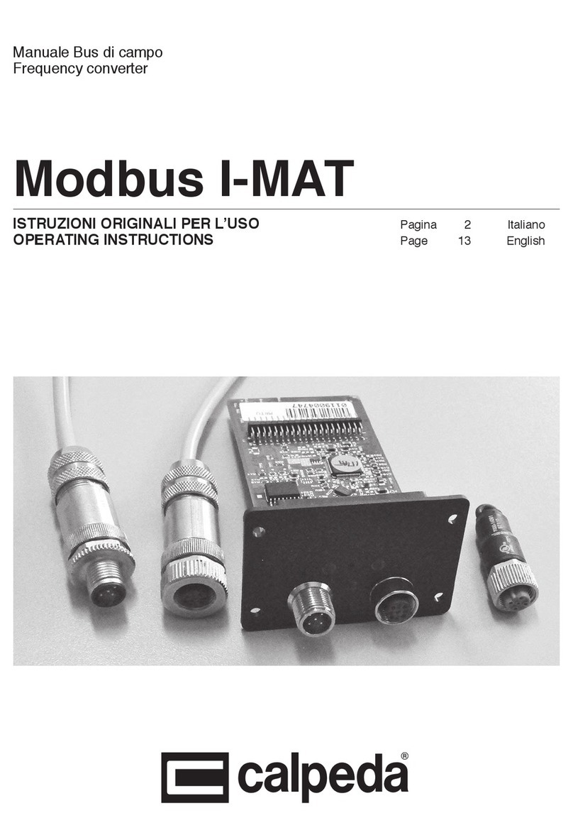 Calpeda IMAT operating instructions