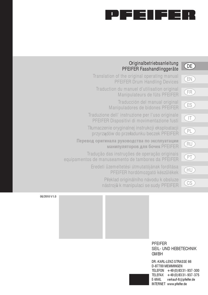 Pfeifer 114204 Translation of the original operating manual