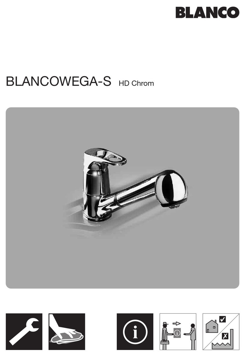 Blanco BLANCOWEGA-S Operation manual Blanco BLANCOWEGA-S Operation manual