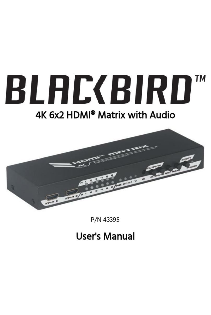 Blackbird 43395 user manual