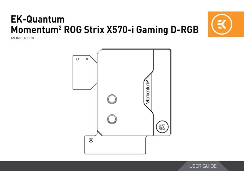 EK-Quantum Momentum2 ROG Strix X570-i Gaming D-RGB user guide