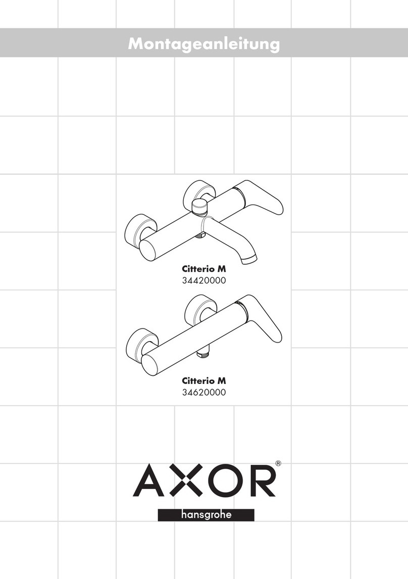 Hans Grohe AXOR Citterio M 34420000 User manual Hans Grohe AXOR Citterio M 34420000 User manual