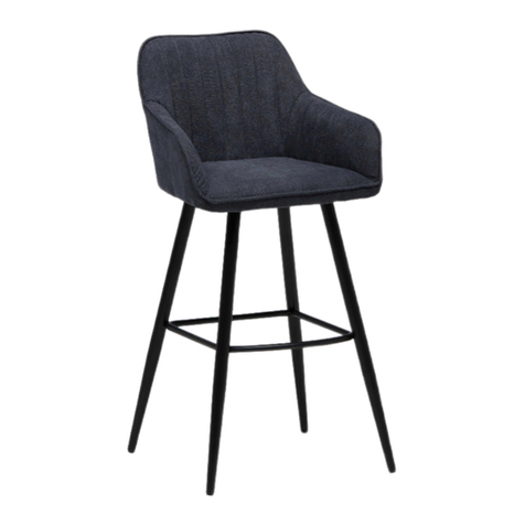 STRUCTUBE MEDAN COUNTER STOOL Assembly instructions