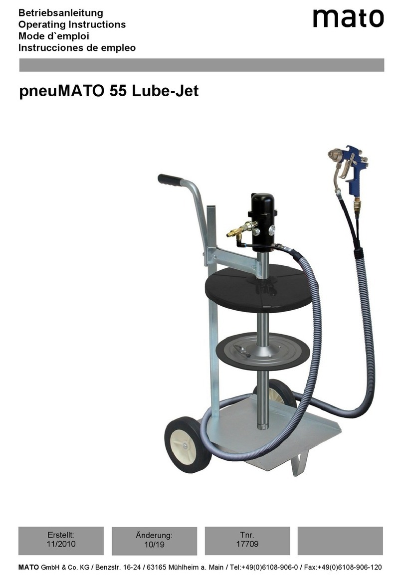 MATO pneuMATO 55 Lube-Jet operating manual