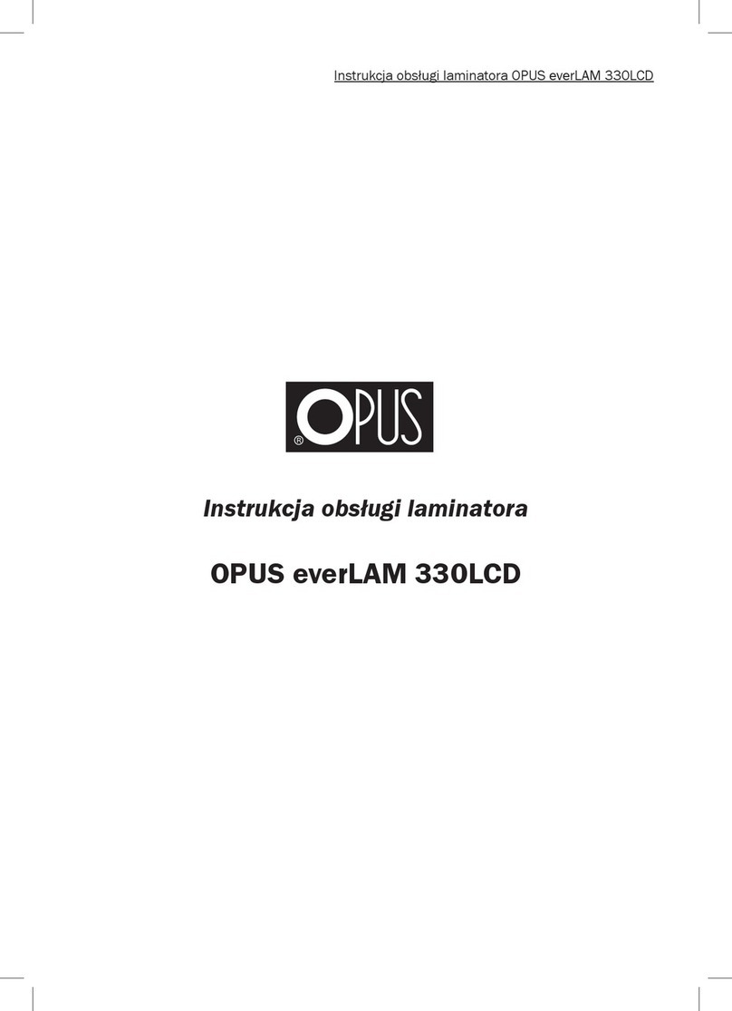 Opus everLAM 330LCD user guide