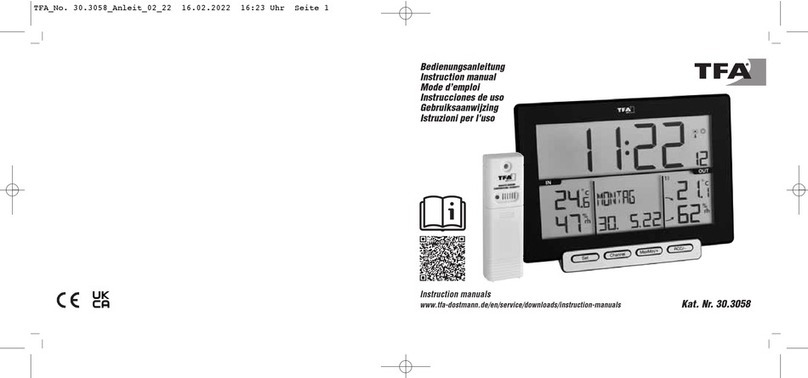 TFA TRINITY 30.3058 instruction manual