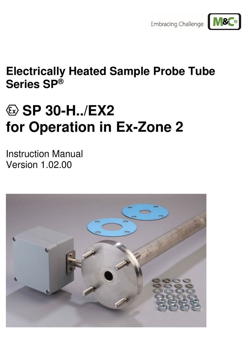 M&C SP Series instruction manual