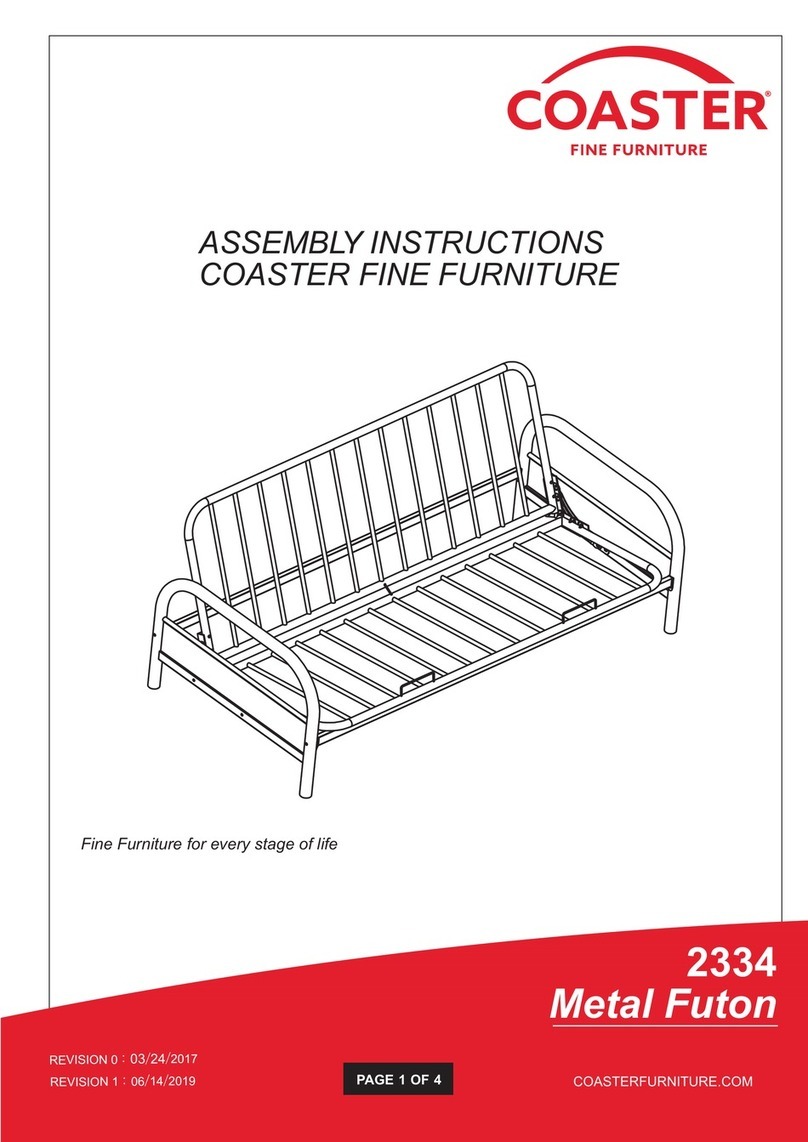 Coaster 2334 Assembly instructions Coaster 2334 Assembly instructions