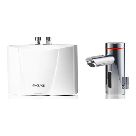 clage MBX 3 Lumino Operating and installation instructions clage MBX 3 Lumino Operating and installation instructions