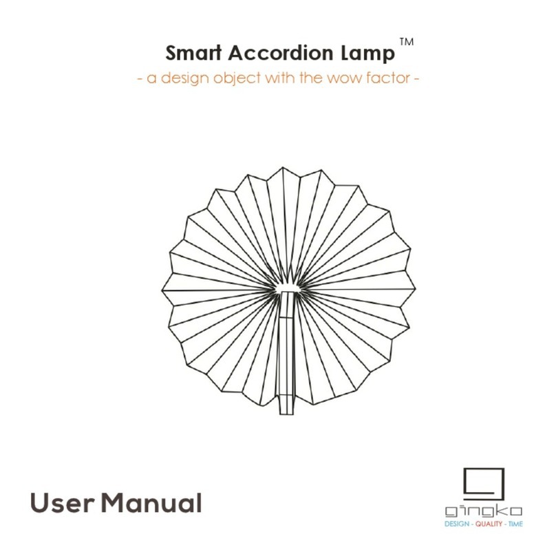 GINGKO Smart Accordion Lamp user manual GINGKO Smart Accordion Lamp user manual
