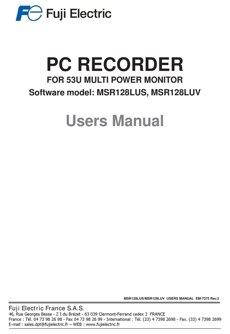 FE MSR128LUS User manual