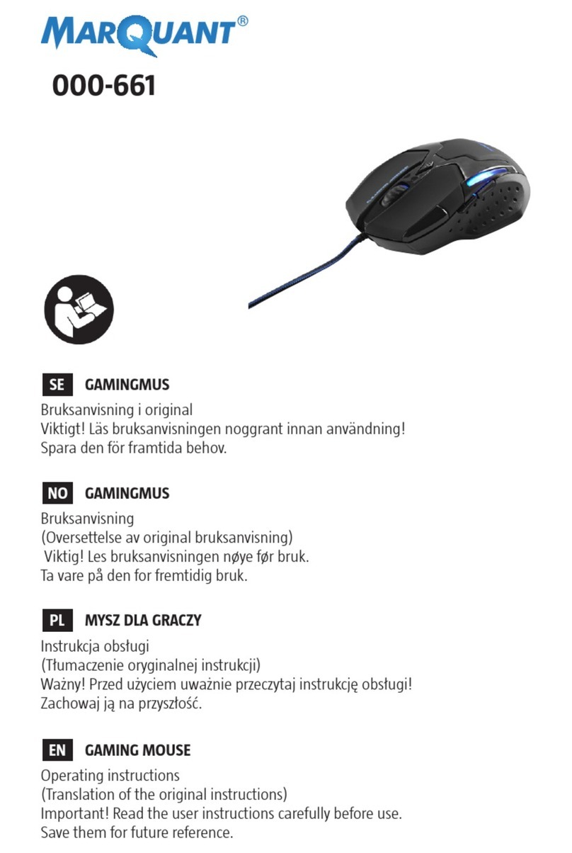 Marquant 000-661 operating instructions