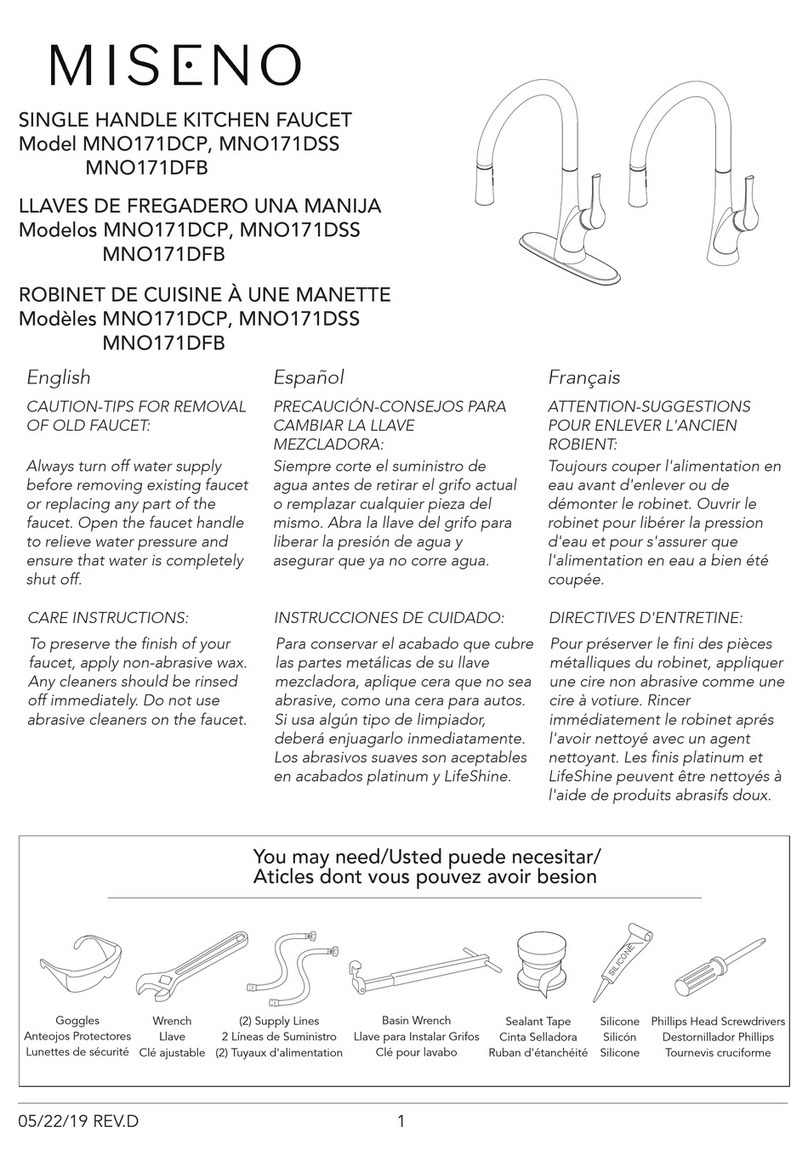 miseno MNO171DCP quick start guide