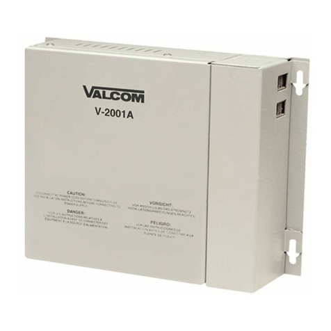 Valcom V-2001A-E Reference manual